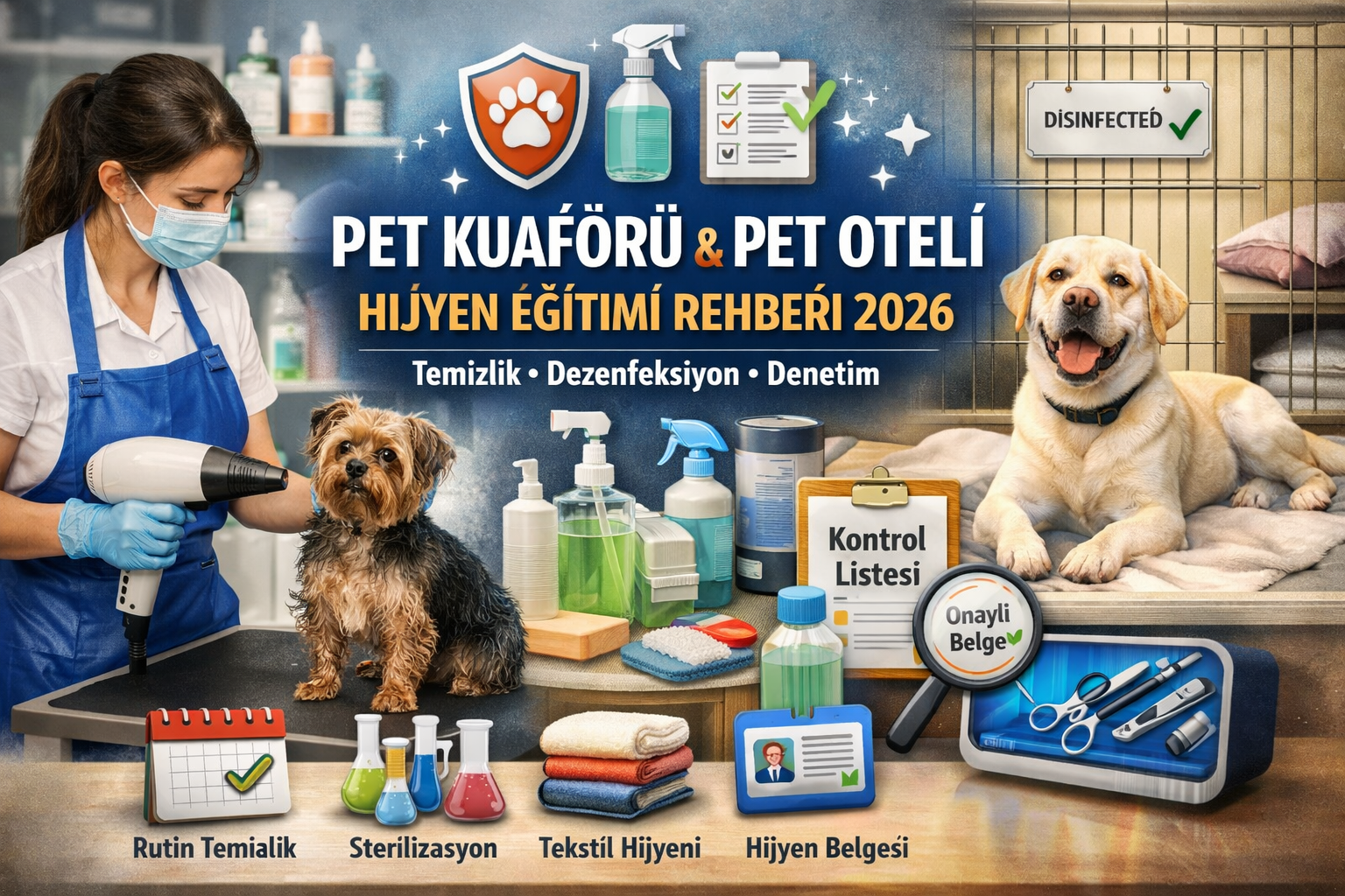 Pet Oteli Hijyen Eğitimi